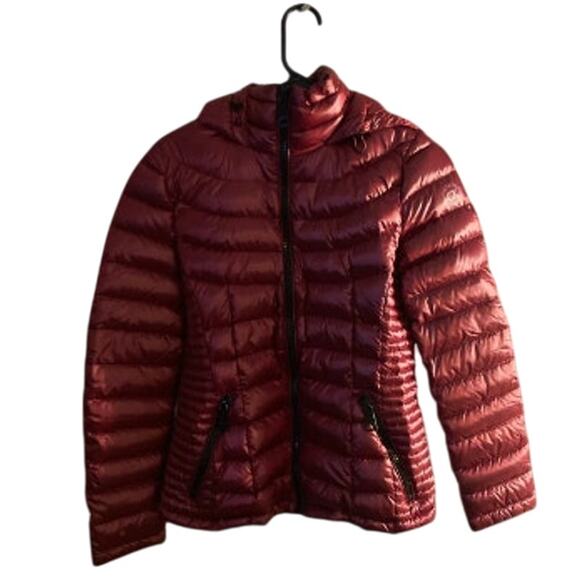 Calvin Klein Packable Lightweight Down Jacket EUC Maroon, Size XXL - Picture 5 of 5